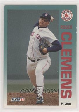 1992 Fleer - [Base] #37 - Roger Clemens [EX to NM]