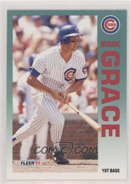 1992 Fleer - [Base] #381 - Mark Grace