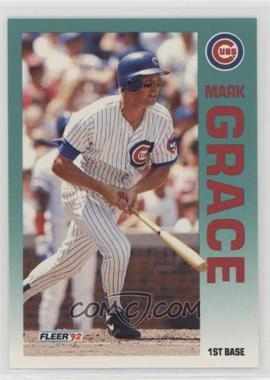 1992 Fleer - [Base] #381 - Mark Grace