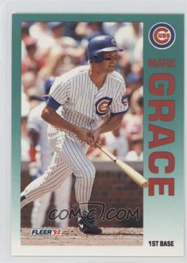 1992 Fleer - [Base] #381 - Mark Grace