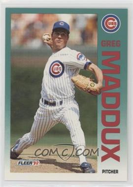 1992 Fleer - [Base] #386 - Greg Maddux