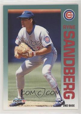 1992 Fleer - [Base] #389 - Ryne Sandberg