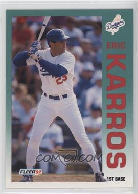 1992 Fleer - [Base] #462 - Eric Karros