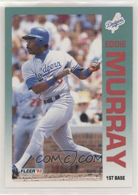 1992 Fleer - [Base] #466 - Eddie Murray