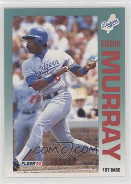 1992 Fleer - [Base] #466 - Eddie Murray