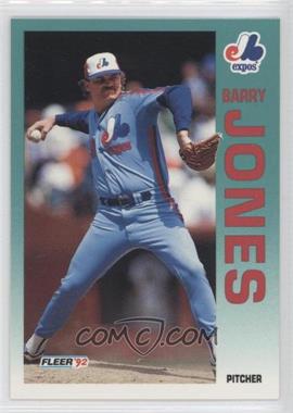 1992 Fleer - [Base] #484 - Barry Jones