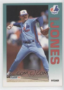 1992 Fleer - [Base] #484 - Barry Jones