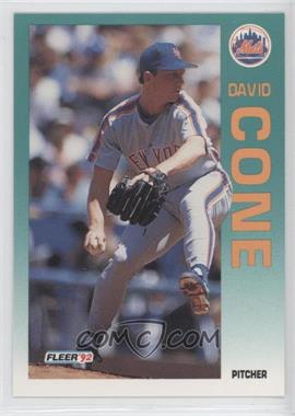 1992 Fleer - [Base] #501 - David Cone