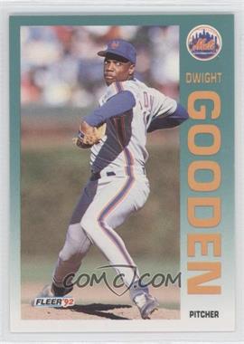 1992 Fleer - [Base] #505 - Dwight Gooden