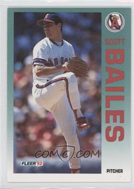 1992 Fleer - [Base] #53 - Scott Bailes