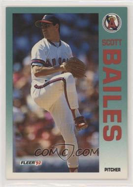 1992 Fleer - [Base] #53 - Scott Bailes