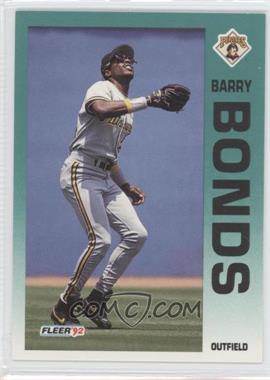 1992 Fleer - [Base] #550 - Barry Bonds