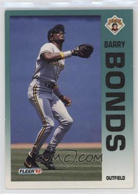 1992 Fleer - [Base] #550 - Barry Bonds