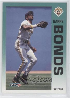 1992 Fleer - [Base] #550 - Barry Bonds