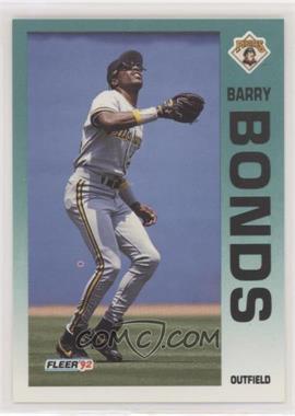 1992 Fleer - [Base] #550 - Barry Bonds