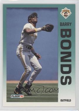 1992 Fleer - [Base] #550 - Barry Bonds