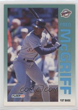 1992 Fleer - [Base] #614 - Fred McGriff