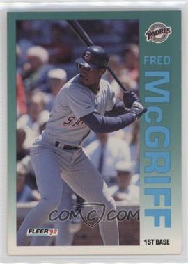 1992 Fleer - [Base] #614 - Fred McGriff