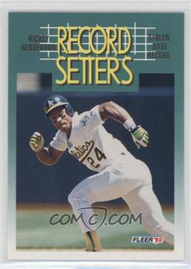 1992 Fleer - [Base] #681 - Rickey Henderson