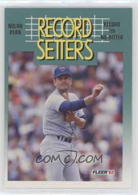 1992 Fleer - [Base] #682 - Nolan Ryan