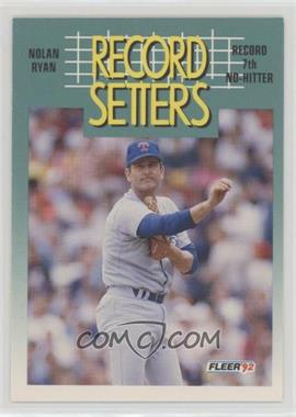 1992 Fleer - [Base] #682 - Nolan Ryan