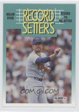 1992 Fleer - [Base] #682 - Nolan Ryan