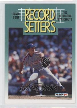 1992 Fleer - [Base] #687 - David Cone