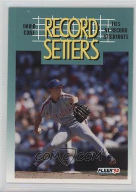 1992 Fleer - [Base] #687 - David Cone