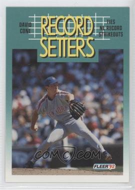 1992 Fleer - [Base] #687 - David Cone