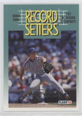 1992 Fleer - [Base] #687 - David Cone