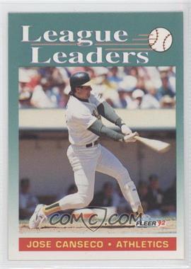 1992 Fleer - [Base] #688 - Jose Canseco