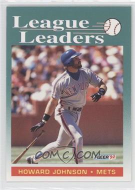 1992 Fleer - [Base] #689 - Howard Johnson