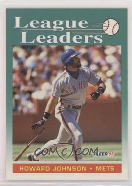 1992 Fleer - [Base] #689 - Howard Johnson