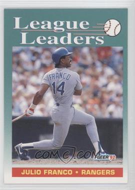 1992 Fleer - [Base] #690 - Julio Franco