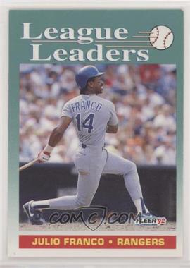 1992 Fleer - [Base] #690 - Julio Franco [EX to NM]