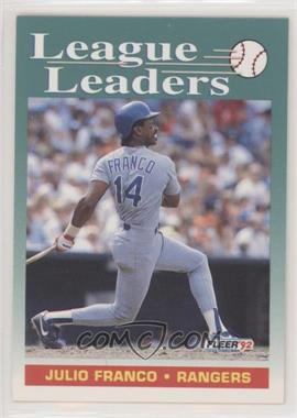 1992 Fleer - [Base] #690 - Julio Franco