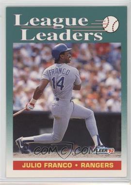 1992 Fleer - [Base] #690 - Julio Franco