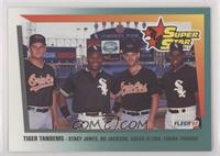 Stacy Jones, Bo Jackson, Gregg Olson, Frank Thomas