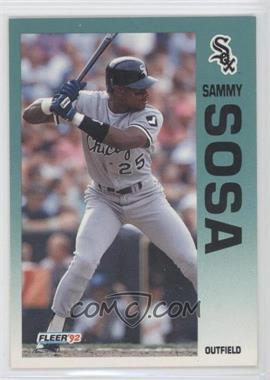 1992 Fleer - [Base] #98 - Sammy Sosa