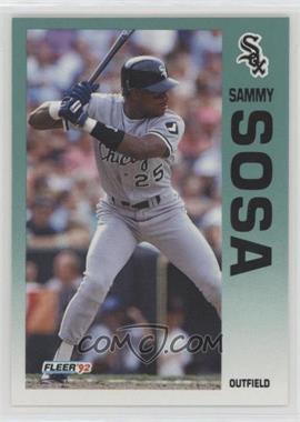 1992 Fleer - [Base] #98 - Sammy Sosa