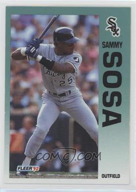 1992 Fleer - [Base] #98 - Sammy Sosa