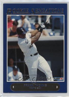 1992 Fleer - Rookie Sensations #1 - Frank Thomas