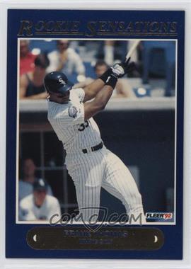 1992 Fleer - Rookie Sensations #1 - Frank Thomas