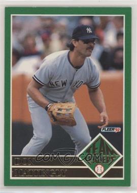 1992 Fleer - Team Leaders #1 - Don Mattingly