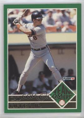 1992 Fleer - Team Leaders #17 - Cal Ripken Jr. [EX to NM]