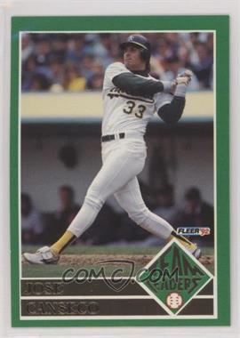 1992 Fleer - Team Leaders #19 - Jose Canseco