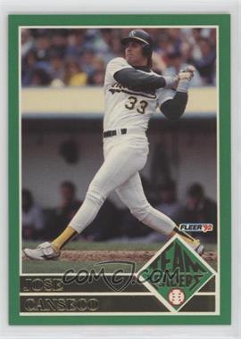 1992 Fleer - Team Leaders #19 - Jose Canseco