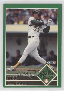 1992 Fleer - Team Leaders #19 - Jose Canseco