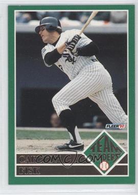 1992 Fleer - Team Leaders #4 - Carlton Fisk