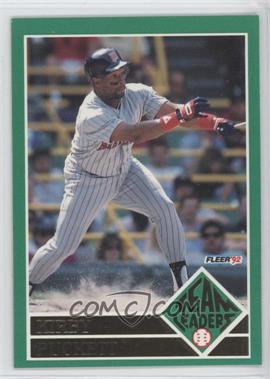 1992 Fleer - Team Leaders #5 - Kirby Puckett